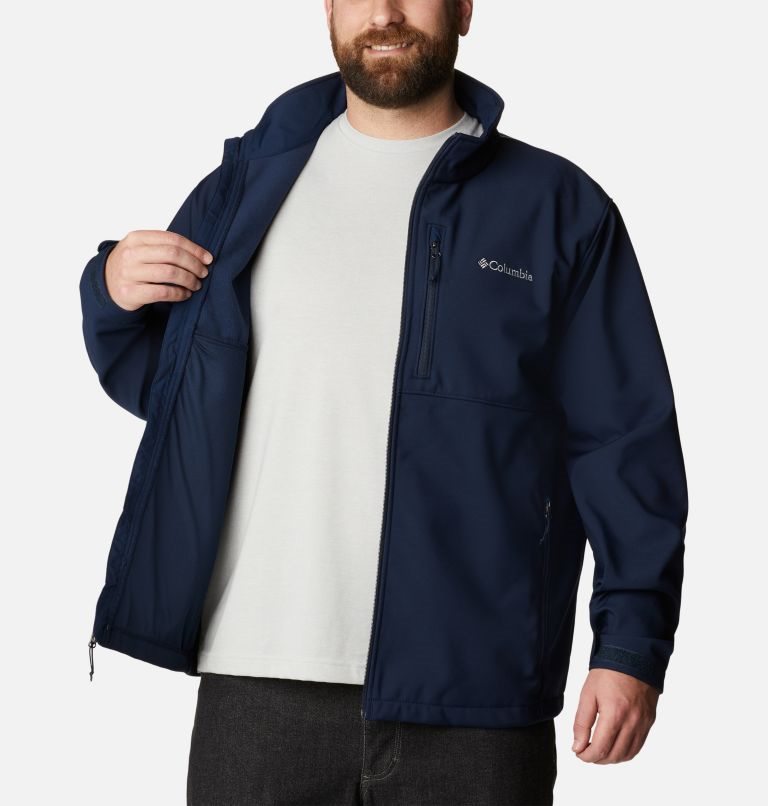 Men's Columbia Ascender Shell Jackets Navy | Plus Size CA-D4C81